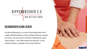 Reanimieren kann jeder! Herzlich willkommen zu unserer Präsentation über Herz-Lungen-Wiederbelebung. In den nächsten Minuten werden Sie lernen, wie auch Sie mit einfachen Maßnahmen Leben retten können – denn Reanimation ist einfacher, als Sie vielleicht denken, und jeder kann sie durchführen.