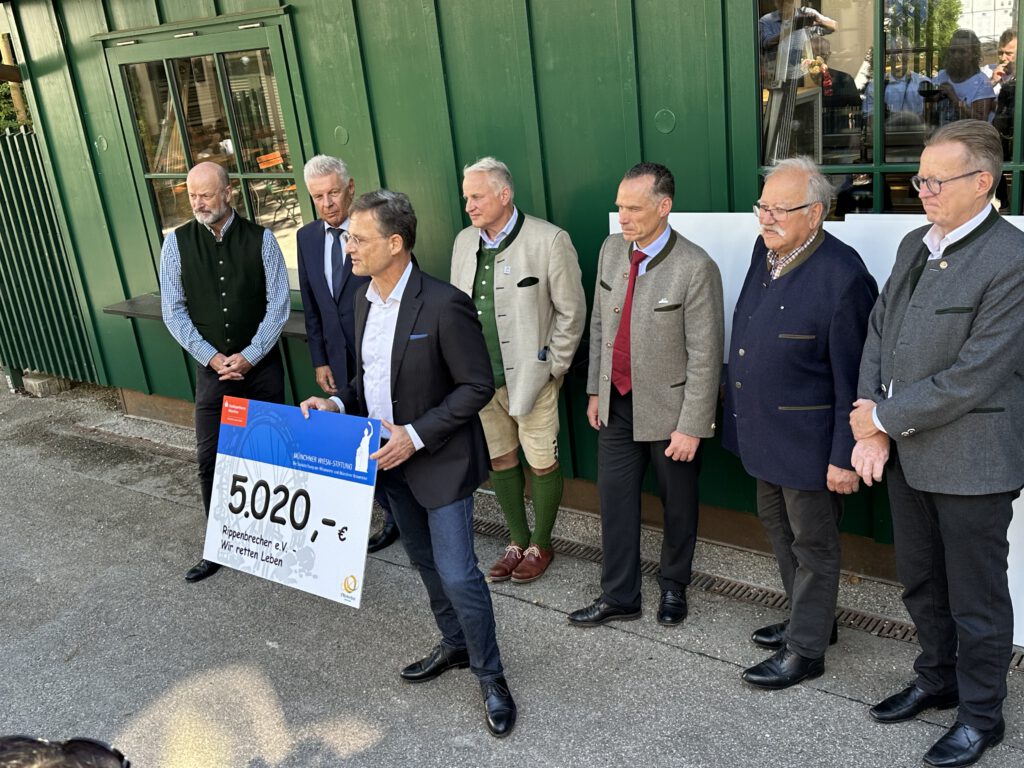 Vielen Dank den Münchner Wies'n Wirten für die grosszügige Zuwendung!